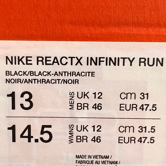 NWT Nike InfinityRN 4 Men’s Shoes - Picture 7 of 7